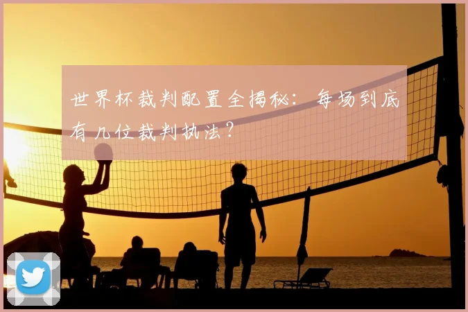世界杯裁判配置全揭秘:每场到底有几位裁判执法?