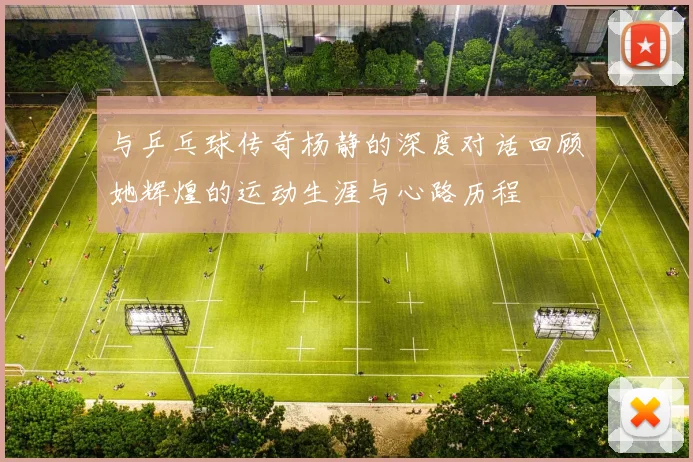 与乒乓球传奇杨静的深度对话回顾她辉煌的运动生涯与心路历程